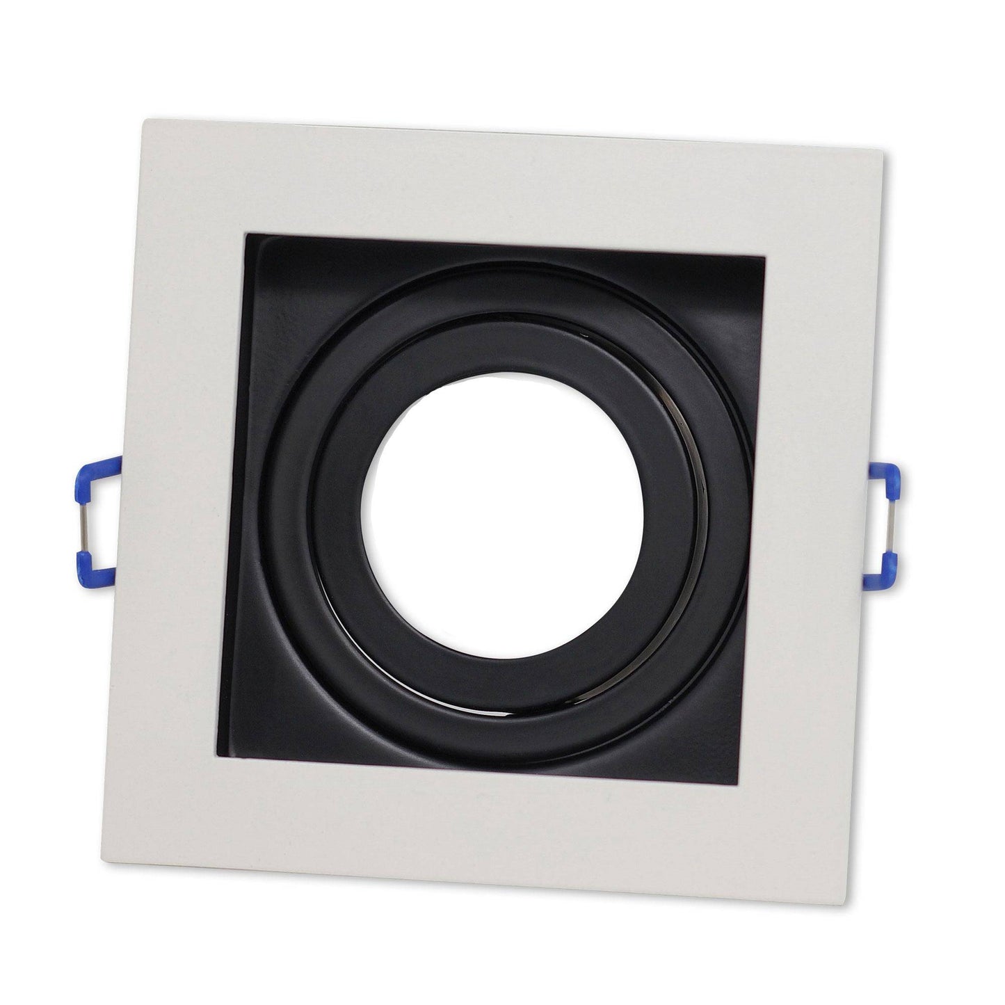 LED Einbaustrahler 3-6,5W eckig rund dimmbar 230V flach Spot Strahler 90-95mm
