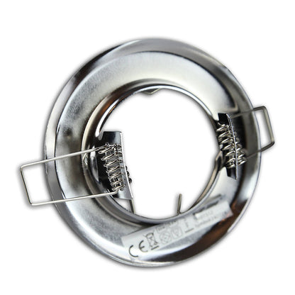 Einbaurahmen GU10 MR16 rund 55-60mm Gehäuse Einbauleuchte Aluminium Einbauspot
