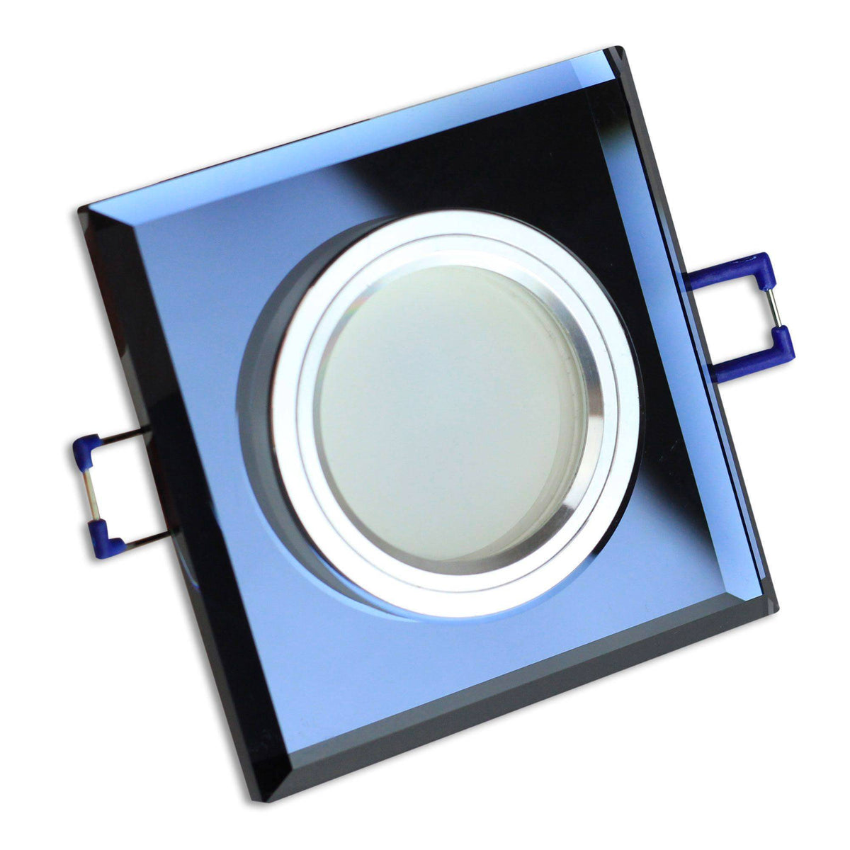 LED Einbaustrahler MR16 12 Volt 5-7W rund eckig Einbauspot Glas 75mm Bohrloch