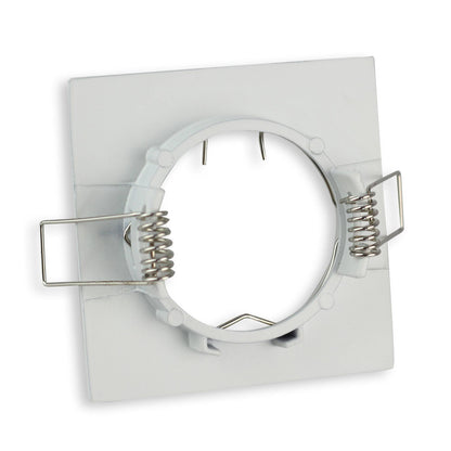 Einbaurahmen GU10 MR16 eckig rund Rahmen 60mm Einbauleuchte Spot LED Halogen