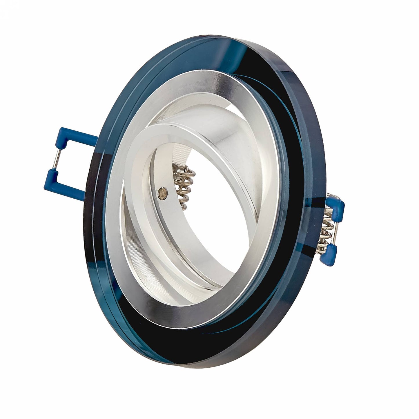 LED Einbaustrahler Glas 3-6,5W dimmbar Deckenleuchte Einbauleuchte 75-80mm flach
