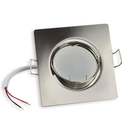 LED Einbaustrahler 3-6,5W 230 Volt rund eckig schwenkbar Einbauspot 75mm