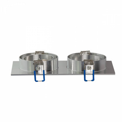 LED Einbaustrahler flach eckig 5-7W MR16 Einbau-Spot Deckenspot 12V 75mm