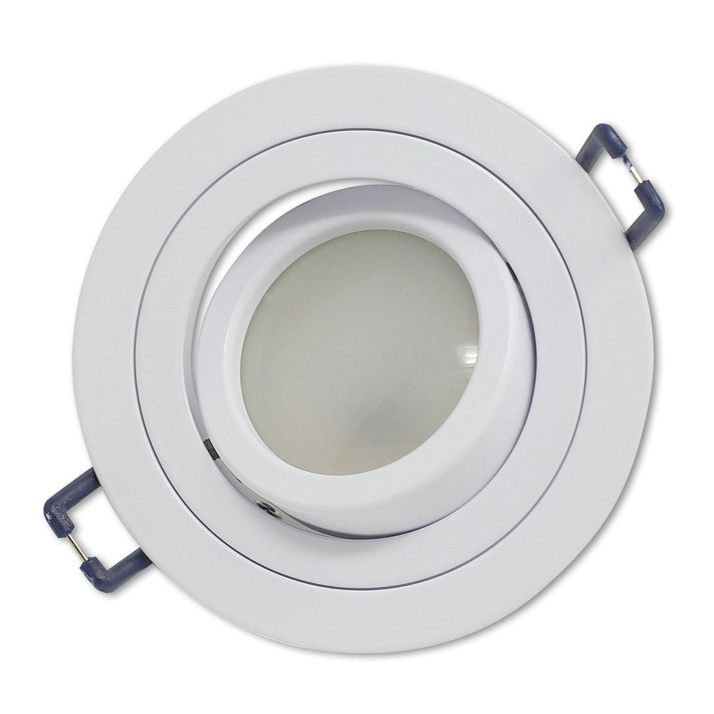 Einbaurahmen GU10 MR16 rund Gehäuse Einbauleuchte Ø75-85mm Bohrloch Spot LED