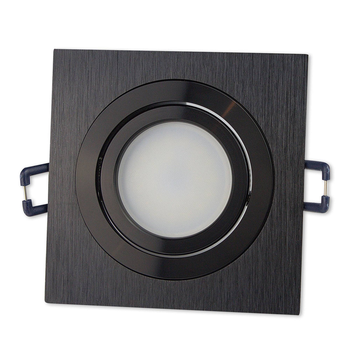 LED Einbaustrahler eckig schwenkbar 12V MR16 5W 7W Einbau-Spot Strahler 75-85mm