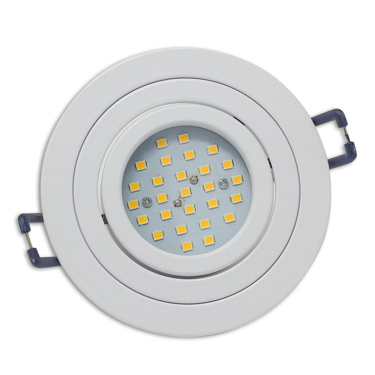 Einbaurahmen GU10 MR16 rund Gehäuse Einbauleuchte Ø75-85mm Bohrloch Spot LED