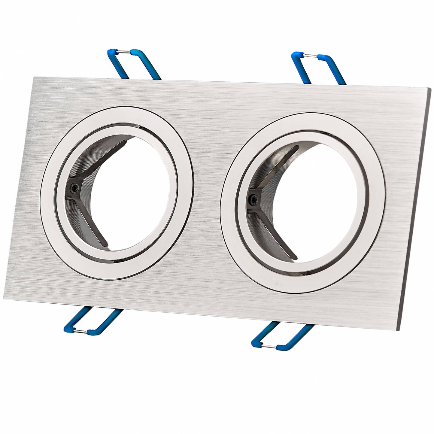 LED Einbaustrahler 1-9W 1 2 3 flammig schwenkbar eckig flach GU10 230V