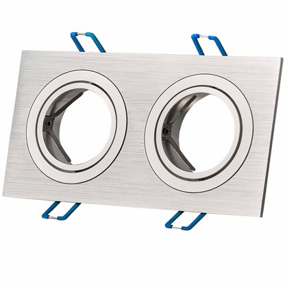 LED Einbaustrahler flach eckig 5-7W MR16 Einbau-Spot Deckenspot 12V 75mm