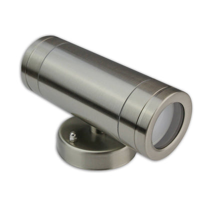 LED Wandleuchte Außen-Leuchte 1-9W IP44 2xGU10 Wandlampe Garten-Lampe 160mm up