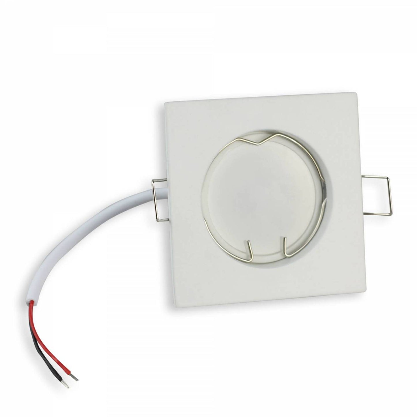 LED Einbaustrahler GU10 230 Volt 1-9 Watt rund eckig Einbauspot 60mm