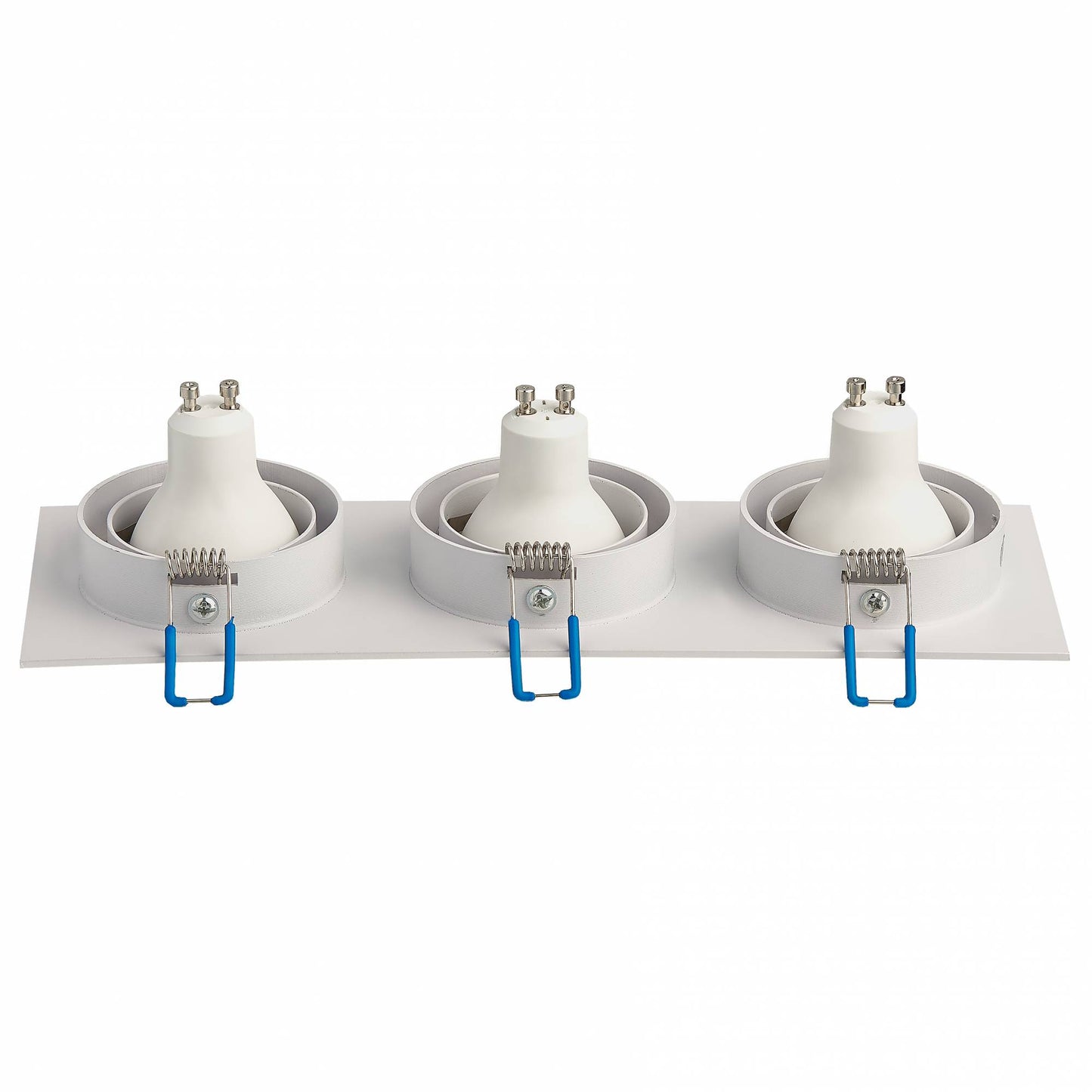 LED Einbaustrahler GU10 1-3 flammig Einbauspot Deckenleuchte schwenkbar 230V