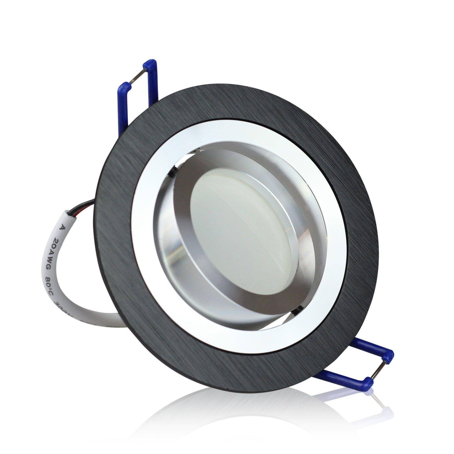 LED Einbaustrahler GU10 1-9 Watt rund eckig 230 Volt Spot Deckenstrahler 80mm