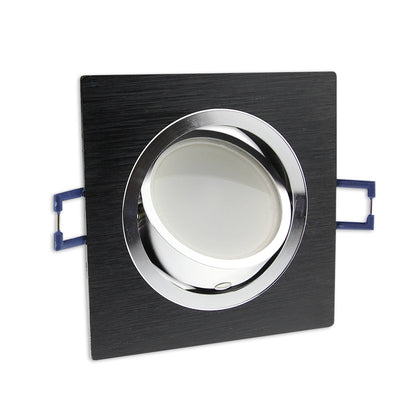 LED Einbaustrahler GU10 230V 1-9 Watt rund eckig Einbauspot 68mm Bohrloch