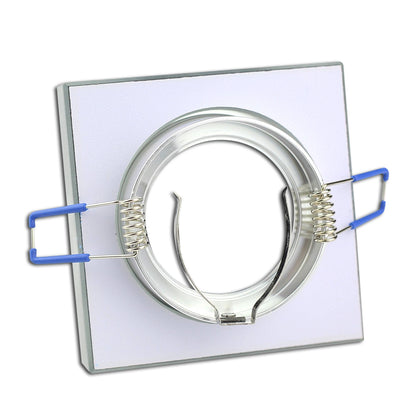 LED Einbaustrahler Glas matt flach 3W 5W 6,5W Einbauspot 70mm Leuchte