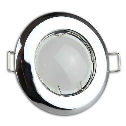 Einbaurahmen GU10 MR16 rund 55-60mm Gehäuse Einbauleuchte Aluminium Einbauspot