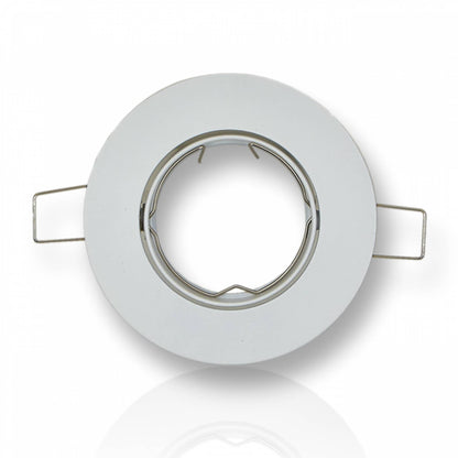 Einbaurahmen rund GU10 MR16 schwenkbar 75-80mm Gehäuse Einbaustrahler Spot LED