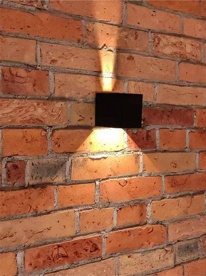 LED Wandleuchte 6W Innen und Außen IP54 Würfel Abstrahlwinkel individuell einstellbar