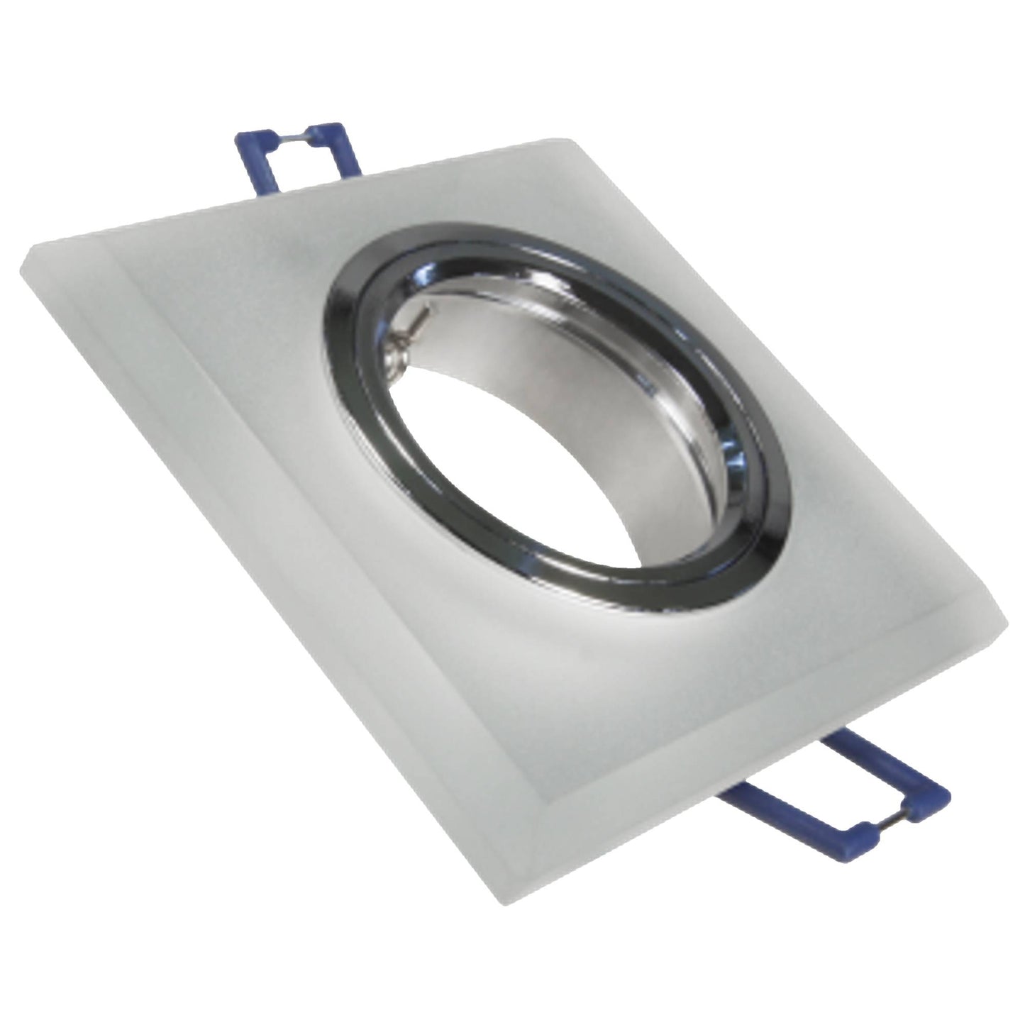 LED Einbaustrahler MR16 12 Volt 5-7W rund eckig Einbauspot Glas 75mm Bohrloch