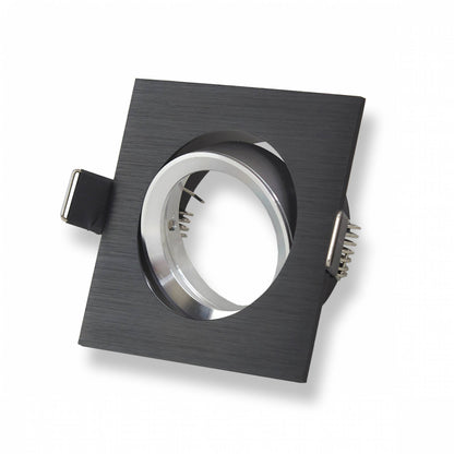 LED Einbaustrahler GU10 12 Volt 5-7 Watt rund eckig schwenkbar Einbauspot 70mm