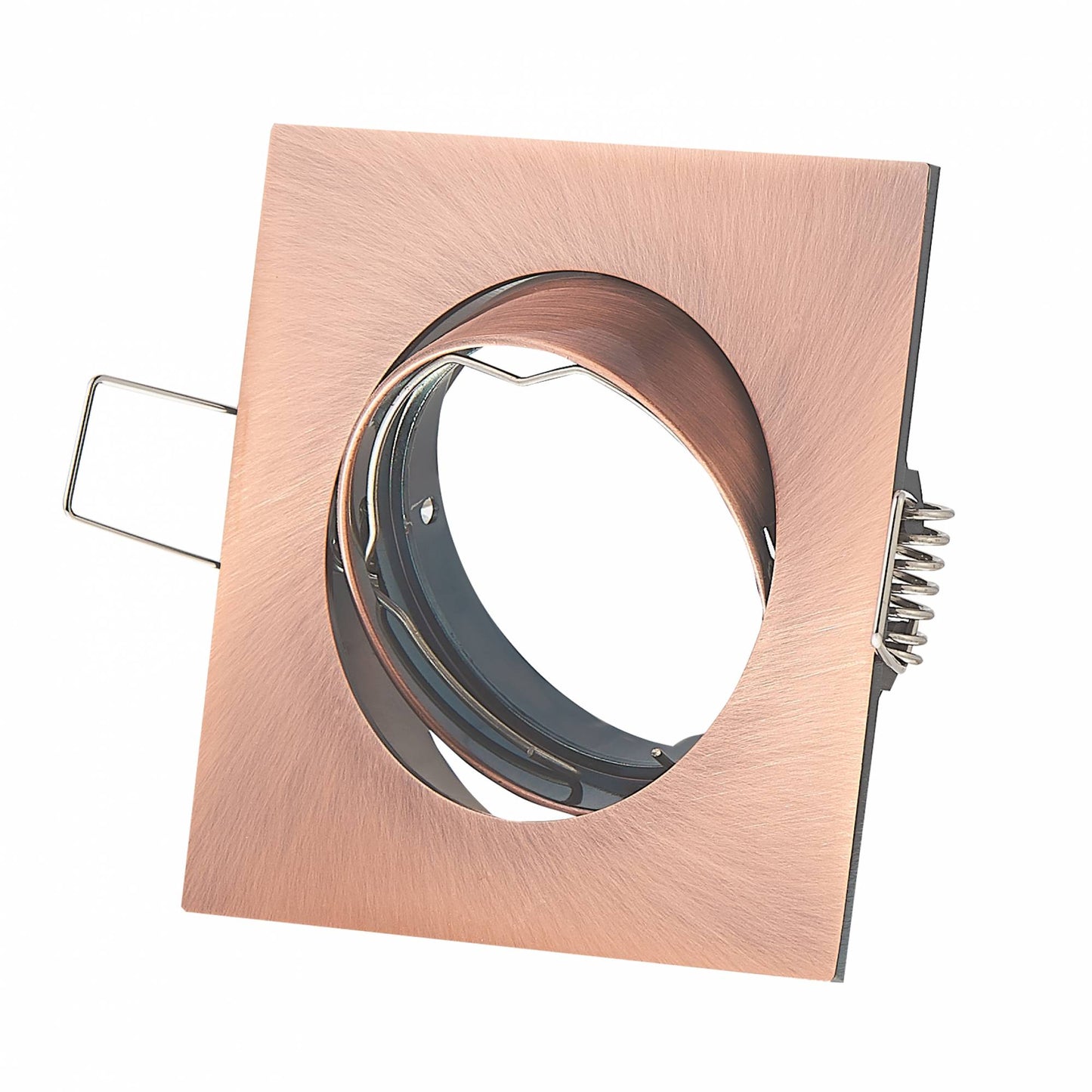 LED Einbaustrahler eckig schwenkbar 3W-6,5W 230V flach Spot Strahler 72-75mm