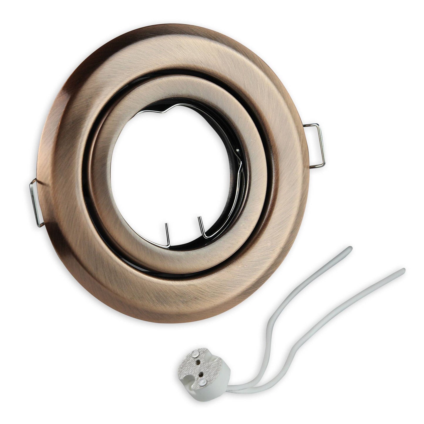 Einbaurahmen rund GU10 MR16 schwenkbar 80-85mm Gehäuse Einbauleuchte Spot LED