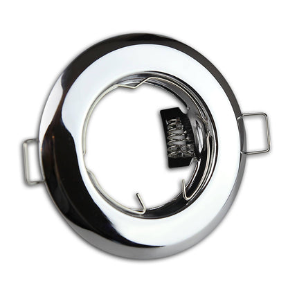 Einbaurahmen GU10 MR16 rund 55-60mm Gehäuse Einbauleuchte Aluminium Einbauspot