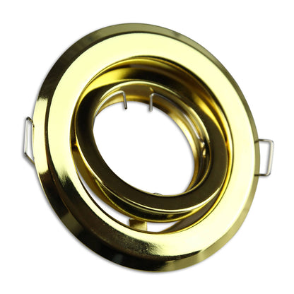 Einbaurahmen rund GU10 MR16 schwenkbar 80-85mm Gehäuse Einbauleuchte Spot LED