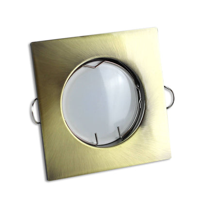 Einbaurahmen schwenkbar rund eckig Rahmen Einbaustrahler 60mm Spot GU10 MR16 LED