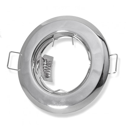 Einbaurahmen GU10 MR16 rund 55-60mm Gehäuse Einbauleuchte Einbauspot LED Halogen