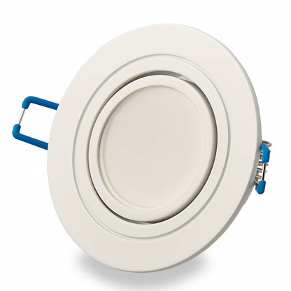 LED Einbaustrahler rund schwenkbar 1-9 Watt flach 230V GU10 Einbau-Spot