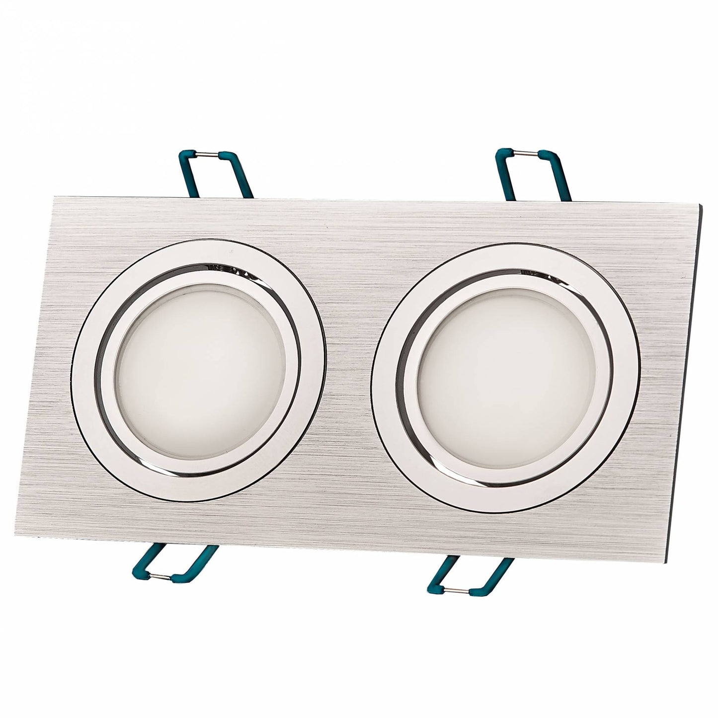 LED Einbaustrahler 1-9W 1 2 3 flammig schwenkbar eckig flach GU10 230V