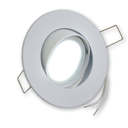 LED Einbaustrahler rund schwenkbar 5W 7W 12 Volt MR16 Spot Lampe 75-80mm