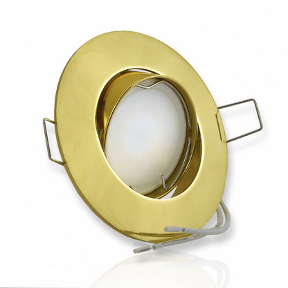 LED Einbaustrahler flach 3-6,5W Aluminium 230V Spot Einbauleuchte