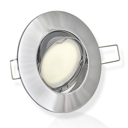 LED Einbaustrahler rund schwenkbar 5W 7W 12 Volt MR16 Spot Lampe 75-80mm