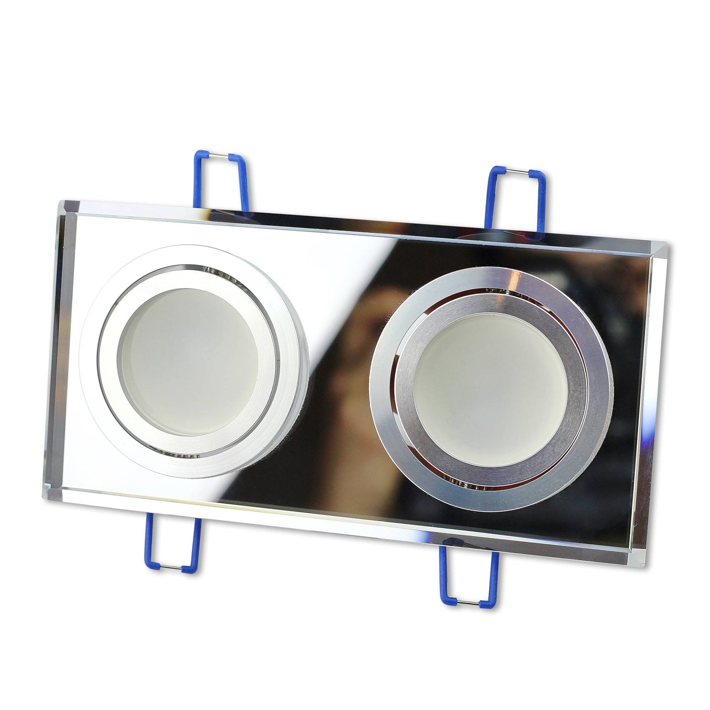 LED Einbaustrahler 5-7W Glas 2-fach Spot MR16 Einbauleuchte Deckenleuchte