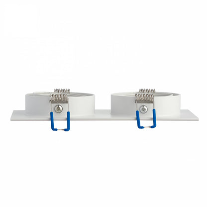 LED Einbaustrahler flach eckig 5-7W MR16 Einbau-Spot Deckenleuchte 12V 75mm