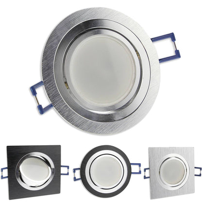 LED Einbaustrahler super flach 3-6,5W Aluminium Einbauspot Leuchte