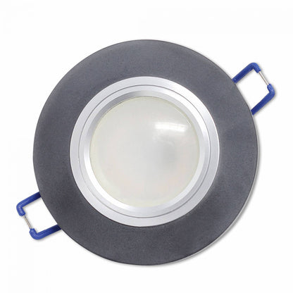 LED Einbaustrahler flach rund 3-6,5W Einbauspot Deckenspot 75mm 230V