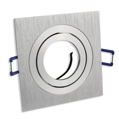 Einbaurahmen GU10 MR16 schwenkbar silber schwarz Rahmen Einbauleuchte Spot LED