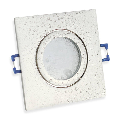 Einbaurahmen GU10 MR16 IP44 Badezimmer 60-70mm Rahmen Dusche Einbau-Spot LED