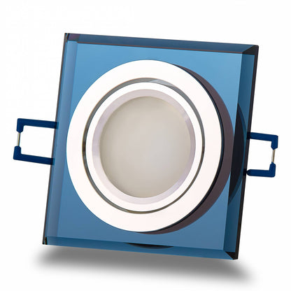 LED Einbaustrahler Glas 3-6,5W Deckenleuchte Einbauleuchte 75-80mm flach
