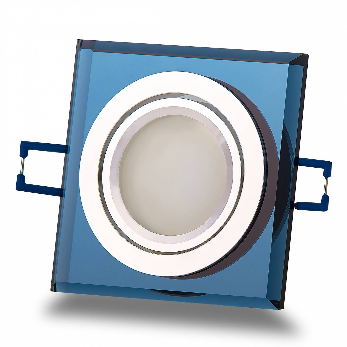LED Einbaustrahler Glas 3-6,5W dimmbar Deckenleuchte Einbauleuchte 75-80mm flach