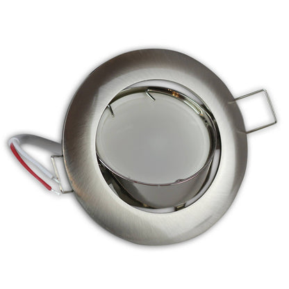 Einbaurahmen schwenkbar rund Rahmen Einbauleuchte 75mm Spot GU10 MR16 LED Halogen
