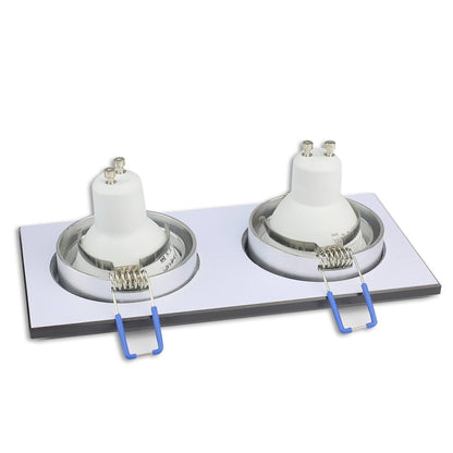 Einbaurahmen GU10 MR16 Glas schwenkbar Gehäuse Einbauleuchte Einbauspot