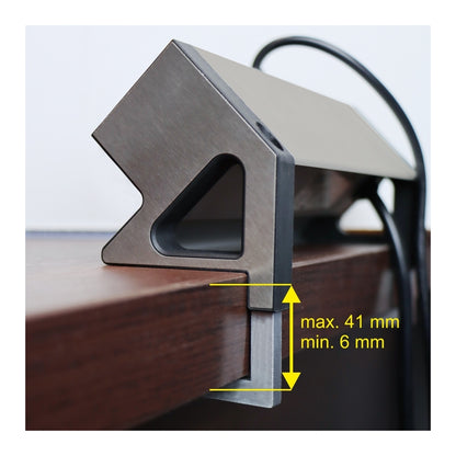 Möbel-Steckdose 3-fach  USB A und C Büro Mehrfachsteckdose Steckdosenleiste 1,8m