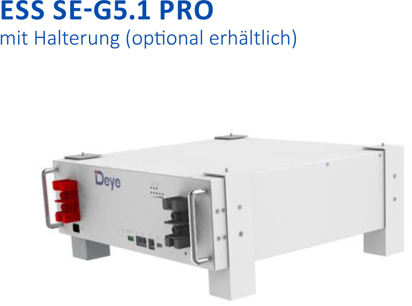 DEYE SE-G5.1 Pro: Modularer 5.12 kWh LiFePO4 Speicher (erweiterbar bis 327 kWh)