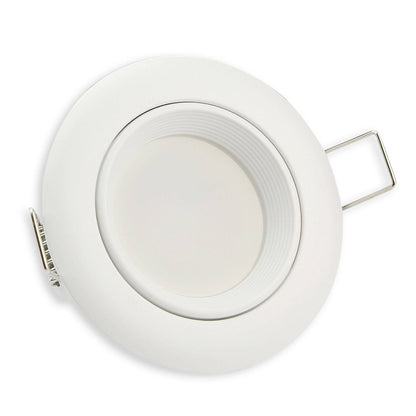 LED Einbaustrahler flach rund 3W 5W 6,5W Aluminium 230 Volt Einbauspot