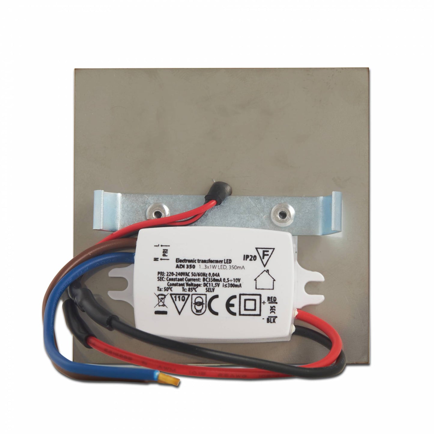 LED Treppenbeleuchtung eckig 230 Volt 1,3W Treppenleuchte Stufenlicht Wandlampe