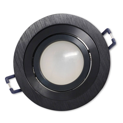Einbaurahmen GU10 MR16 rund Gehäuse Einbauleuchte Ø75-85mm Bohrloch Spot LED