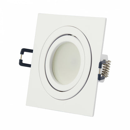 LED Einbaustrahler eckig schwenkbar 12V MR16 5W 7W Einbau-Spot Strahler 75-85mm